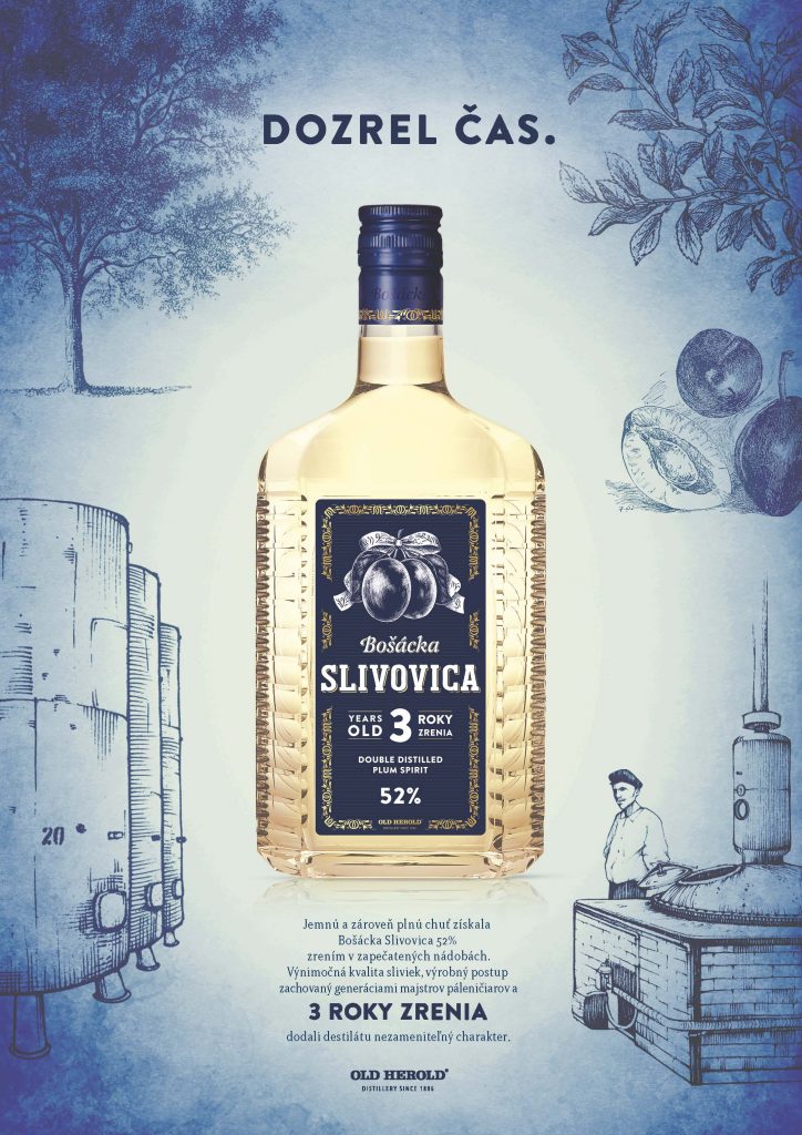 Bošácka slivovica 3-ročná, Old Herold